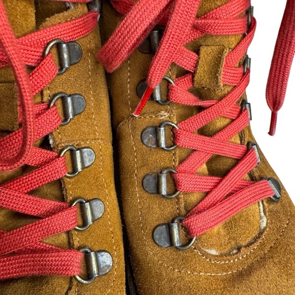 Avellini Suede leather hiking lace up boots shearling lined shoes women’s 37 - Picture 9 of 13